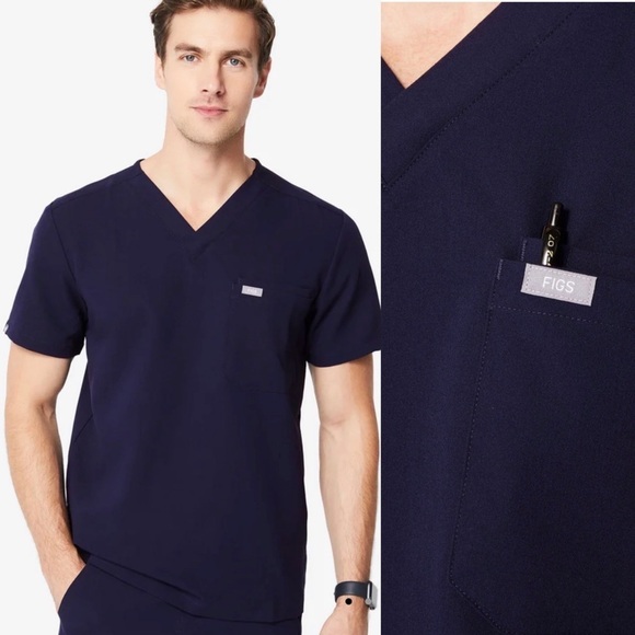 NWT FIGS Leon  Two Pocket Scrub Top XXL / 2XL - Picture 1 of 15